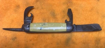 Navaja de bolsillo marca Hand & Hammer punta cámper rota para piezas/reparación Foto 1 de 4