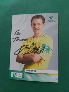 DFB , T. Christ , Autogrammkarte ,Fussball , Schiedsrichter - Picture 1 of 2