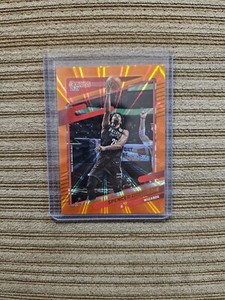 2021-22 Panini Donruss Holo Orange Laser #89 Spencer Dinwiddie Washington Wizard