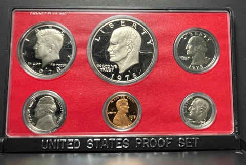 1978 San Francisco Proof Set / Original Mint Packaging Cover