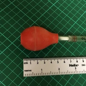 Small Rubber Pipette filling bulb 10ml serological pipette 35mm diameter 15ml - Picture 1 of 2
