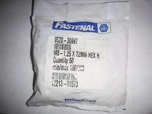 Fastenal 0520-30997 M8-1.25 X 22MM Hex H Cantidad 50 - Imagen 1 de 2