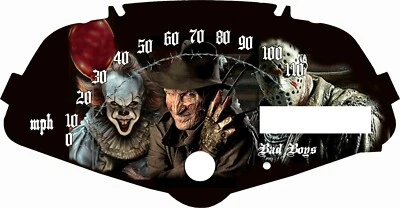 Velocímetro personalizado Honda Fury VT1300CX MPH o HM/H Bad Boys Fit 2010-22 Foto 1 de 2