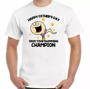 Papá Camiseta,Padre Día ,Natación Champion Esperma Sexo Hombre Divertido - Imagen 1 de 2