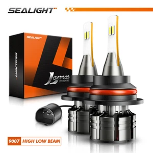 SEALIGHT 9007 LED Headlight Bulbs Conversion Kit High Low Beam 6000K Super White - Picture 1 of 12
