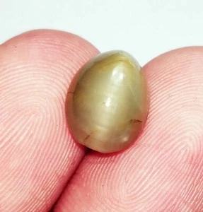 100 % natürliches Katzenauge lose Edelstein 4,60 ct zertifiziert mit kostenlosem Geschenk - Bild 1 von 4