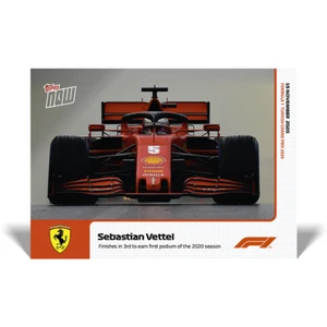 Topps Now Formula 1 2020 - Card 15 - Sebastian Vettel - Ferrari - Picture 1 of 2