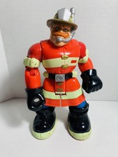 2000 6" Mattel Rescue Heroes Toy Action Figure Fireman