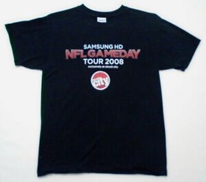 Vintage Samsung NFL Circuit City Game Day Tour 2008 Event Crew Czarna koszulka M