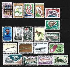 Ivory Coast .. Wonderful collection of postage stamps .. 8124