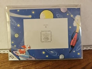 Vintage Posie Photo Card Space Themed 6ct Picture Frame Greeting Card Stationary - Picture 1 of 7