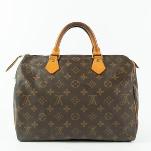 LOUIS VUITTON Monogram Speedy 30 Hand Bag M41526 LV Auth 05A014004029 - Picture 1 of 20