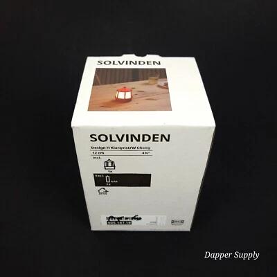 IKea SOLVINDEN LED House Plastic Red 5" Decorative Light Table Battery Operated - Image 1 of 4