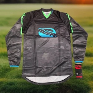 Renegade Jersey Men’s XL black Green Trim MSR M13 Msrmx Camo Shirt Long Sleeve - Picture 1 of 10