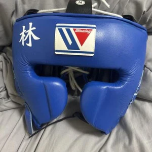 Winning Boxkopfbedeckung Gesichtsschutz blau FG-2900 Größe M Saitenart gebraucht - Bild 1 von 2