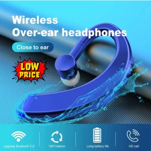 Bluetooth Earpiece Wireless Headset Noise Cancelling Earbuds Driving Trucker USA - Picture 1 of 16
