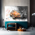Wandbilder XXL Leinwand Bilder 911 Autos Oldtimer Abstrakt Max. 150x100x4cm 2409