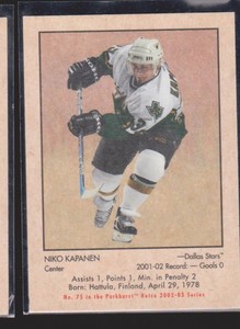 Dallas Stars Cards Inserts Vintage Rookies Collection