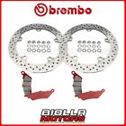 KIT PASTIGLIE + DISCHI BREMBO BMW F 850 GS 850 2018 ANTERIORE [SA - Fisso] 2x07B