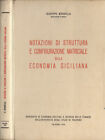 Notazioni di struttura e configurazione matriciale della economia siciliana. Sem