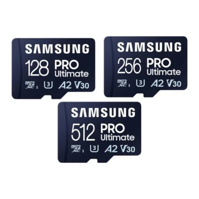 Samsung PRO Ultimate 128GB 256GB 512GB UHS-I MicroSDXC Micro SD Card with Reader - Image 1 of 4