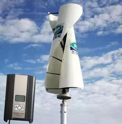 2000W Vertikal Windgenerator Windkraftanlage Windturbine Mit Hybrid Laderegler • 359.99€