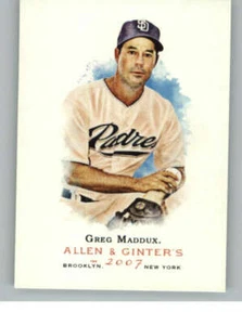 2007 Topps Allen and Ginter #310 Greg Maddux SP (ref 134438) - Picture 1 of 2