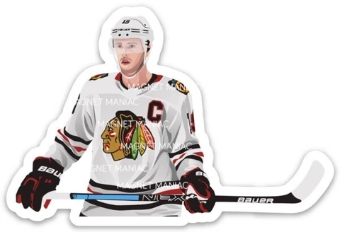 Jonathan Towes likeness magnet - Chicago Blackhawks - Captain Serious - #19 Cover