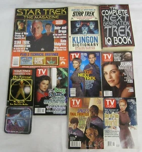 Star Trek Deep Space Nine Klingon Words Phrases IQ Book TV Guides Book Lot of 10 - Picture 1 of 12