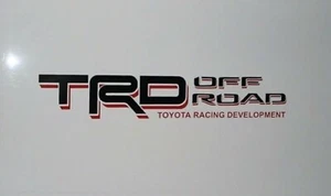 Toyota Tundra TRD Off-Road bedside decal BLACK/RED PT211-TT980-02 3M sticker - Picture 1 of 1