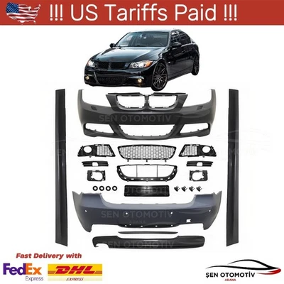 Body Kit for BMW E90 M-Tech 2005–2008 Front Rear Bumpers Side Skirts (Pre-LCI) - Image 1 of 4