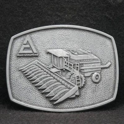 WD13110 HEBILLA DE CINTURÓN AGRÍCOLA COSECHADORA DE MAÍZ VINTAGE AÑOS 70 **ALLIS-CHAMLERS** Foto 1 de 2