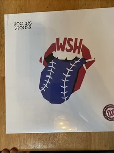 Rolling Stones Hackney Diamonds White Vinyl LP Washington Nationals Cover Sealed - Picture 1 of 10