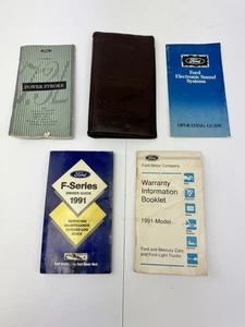 1991 Ford Pickup Truck Owners Manual Original OEM Ford Package F150 F250 F350 - Picture 1 of 13