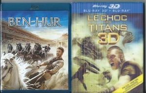 SET 2 BLU-RAY BEN-HUR und DER SCHOCK DER TITANEN (3D-Bluray + Bluray) - Bild 1 von 2