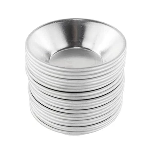Bezall 20Pcs Egg Tart Molds, Aluminium Mini Tart Pan Pie Tins Cupcake Pudding - Picture 1 of 6
