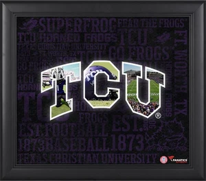 TCU Horned Frösche gerahmt 15x17 Team Heritage Collage - Fanatics - Bild 1 von 1