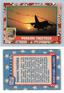 Working Together #147 - Desert Storm 2nd Series 1991 Topps Trading Card - Picture 1 of 1