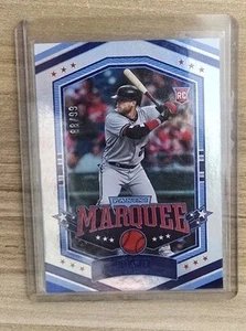 2022 Panini Chronicles Marquee Blue #/99 Seth Beer #12 Rookie RC - Bild 1 von 2