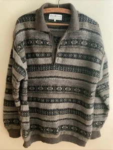 Vintage The Peruvian Connection 100% Alpaca Wool Sweater Men’s Medium - Picture 1 of 7