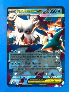 Mega Abomoasnow ex 036/132 Mega Evolution Double Rare Pokemon TCG Card - Picture 1 of 2
