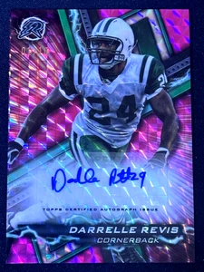 2023 Topps Composite Darrelle Revis Resurgence Pink Geometric Auto /10 - Picture 1 of 2