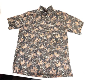 Reyn Spooner Dragons Classic Button Front Aloha Shirt Size M NWT NOS Brown/Black - Picture 1 of 10