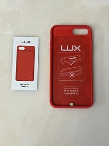 Lux Battery Case Power Bank iPhone 6/7/8 plus Black 3000mah NEW - Picture 1 of 4
