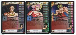Score Dragon Ball Z TCG Broly Silver Foil Movie Promo Set Calm Saiyan Empowered - Picture 1 of 2