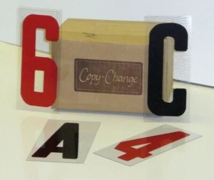 NEW 6 Inch Plastic Changeable LETTER Set for Outdoor SIGN - Picture 1 of 1