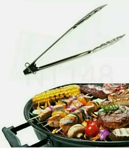 PINZAS PARA ENSALADAS DE ACERO INOXIDABLE DE 7" PARA BARBACOA COCINA COCINA UTENSILIOS PARA SERVIR ALIMENTOS PINZA - Imagen 1 de 3