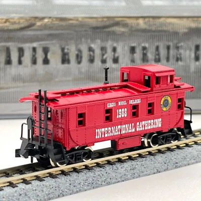 Ak-Sar-Ben N Scale 9210 Circus Model Builders Intl Gathering Cupola Caboose 1988 - Image 1 of 4