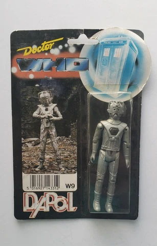 Doctor Who Cyberman Dapol 1987 Mint On Card Cover