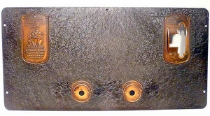 vintage AMERICA BOSCH *model 46 "Little 6" - FRONT PLATE w/ 4 FACEPLATES - Picture 1 of 6